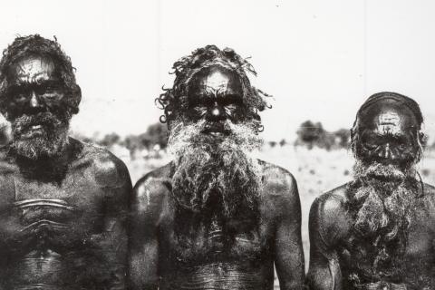 Three Arrarnta men