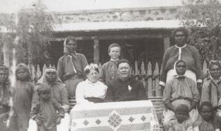 Pastor Carl Strelow and his wife Frieda