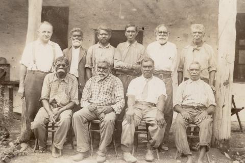 Evangelists and assistants at Hermannsburg